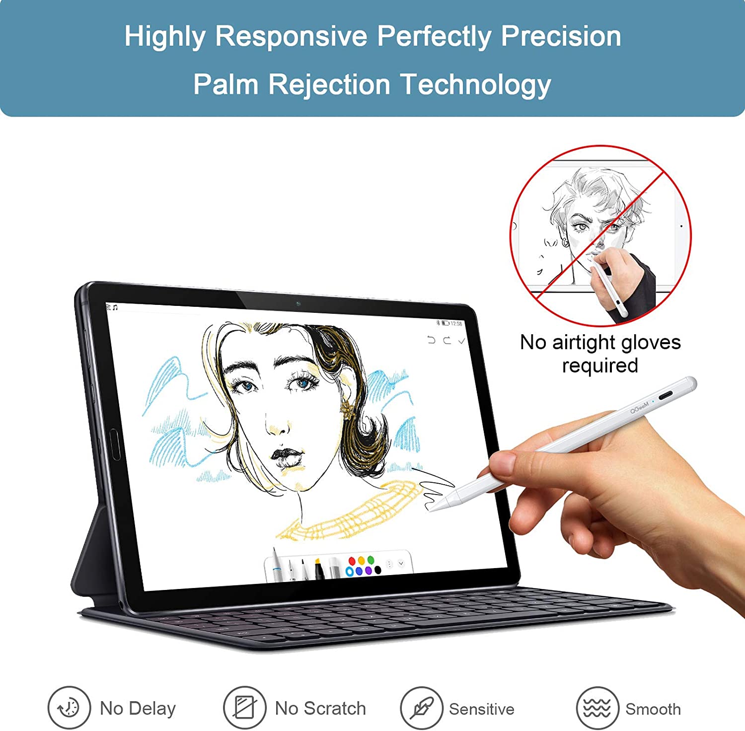 QgeeM Stylus Pen for ipad - QGeeM