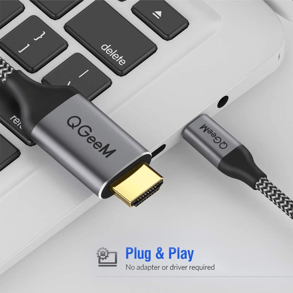QGeeM Type C to HDMI Adapter Cable - QGeeM