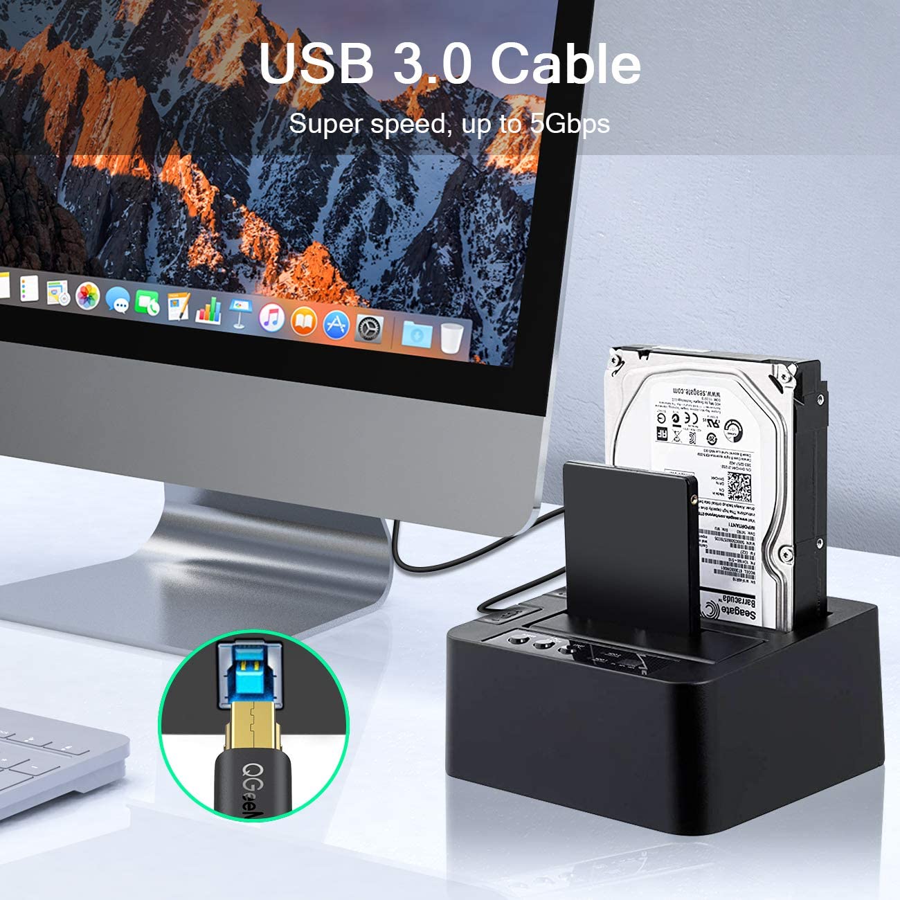 QGeeM USB 3.0 Male to Male Cable - QGeeM