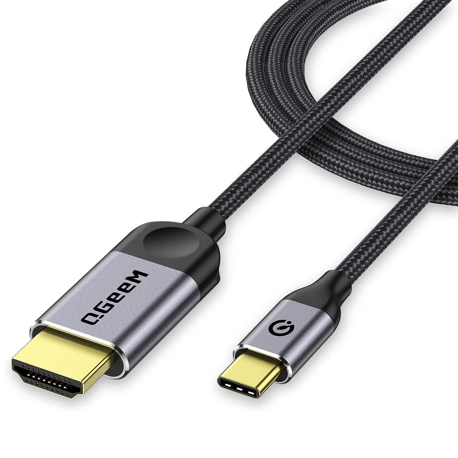 QGeeM-Câble USB C vers HDMI 4K Type C HDMI convertisseur Thunderbolt3 pour  MacPleHuawei Mate 30