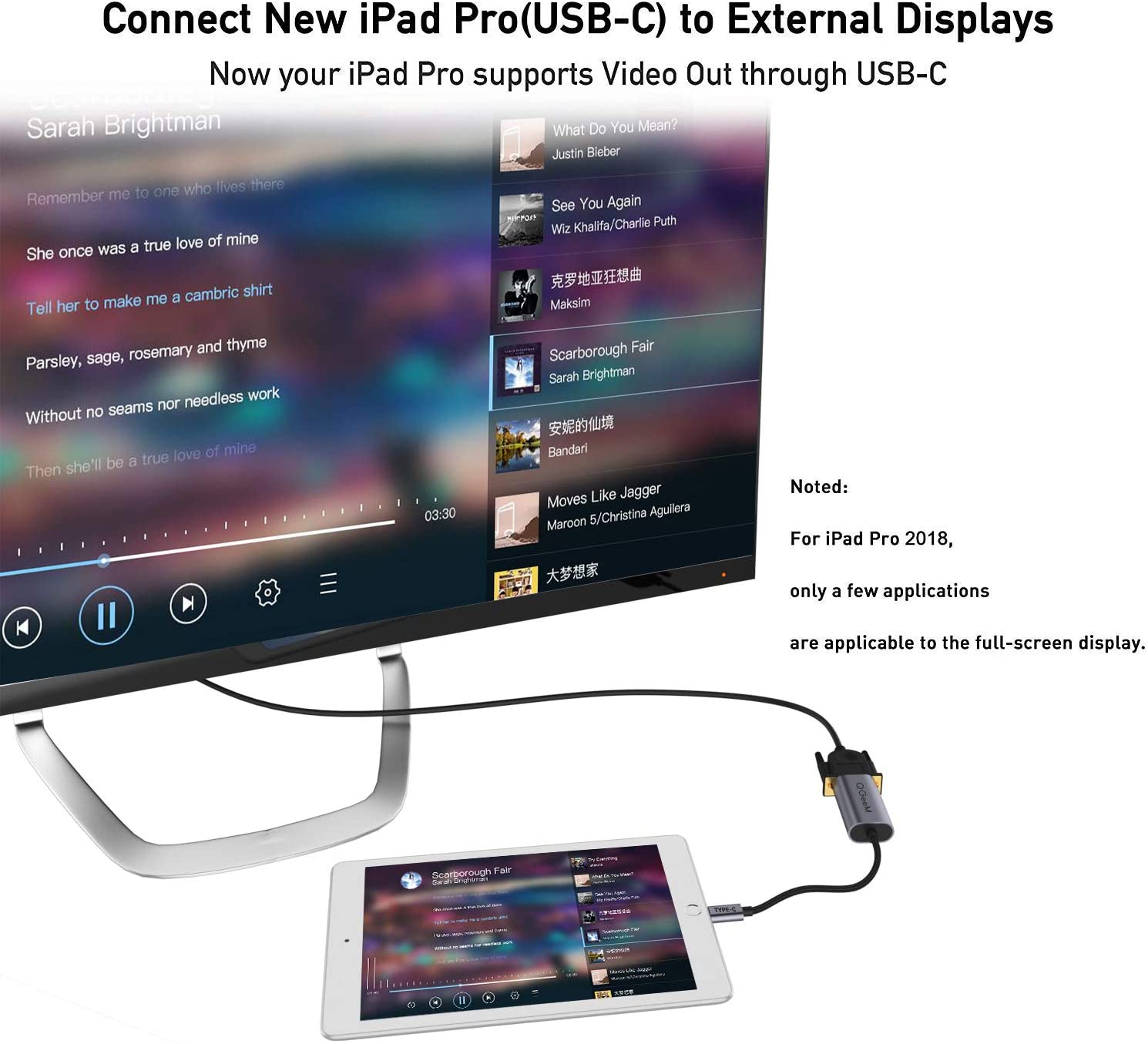 QGeeM USB C to VGA Adapter - QGeeM