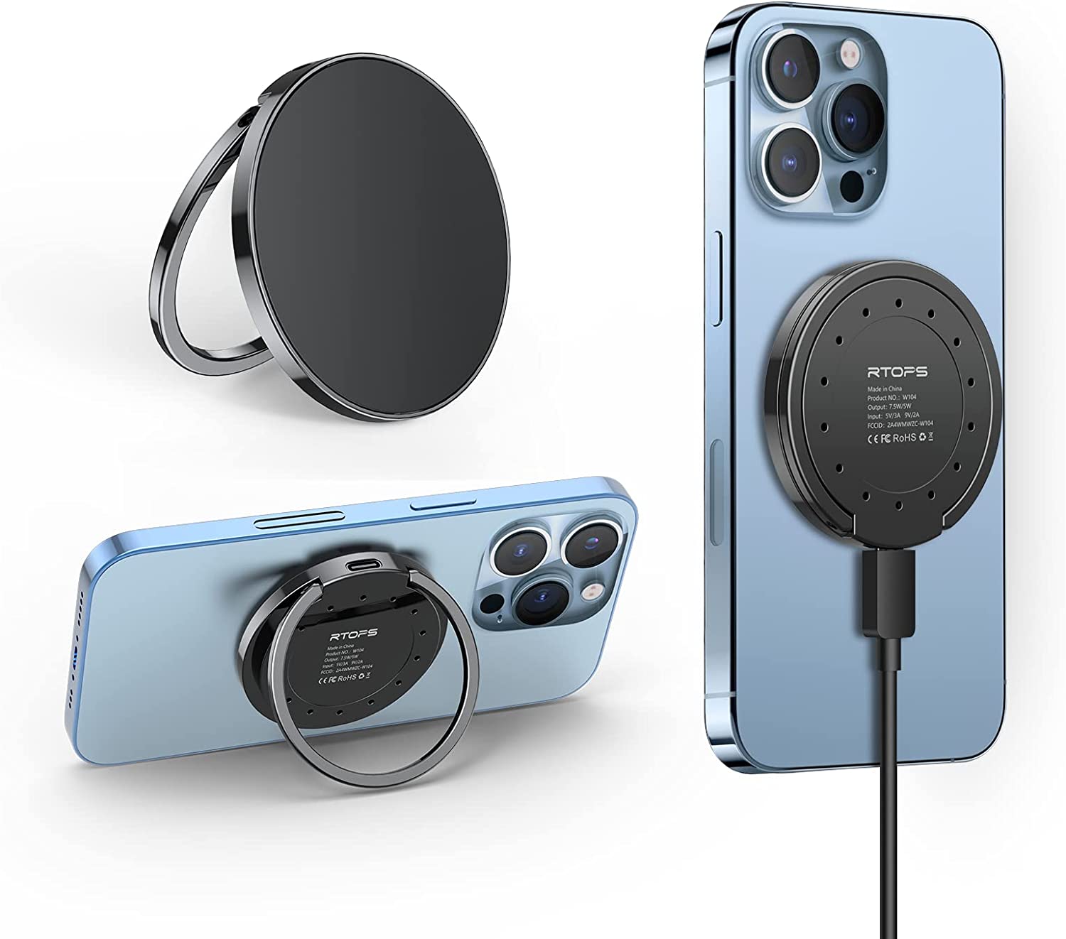RTOPS Magnetic Wireless Charger - QGeeM