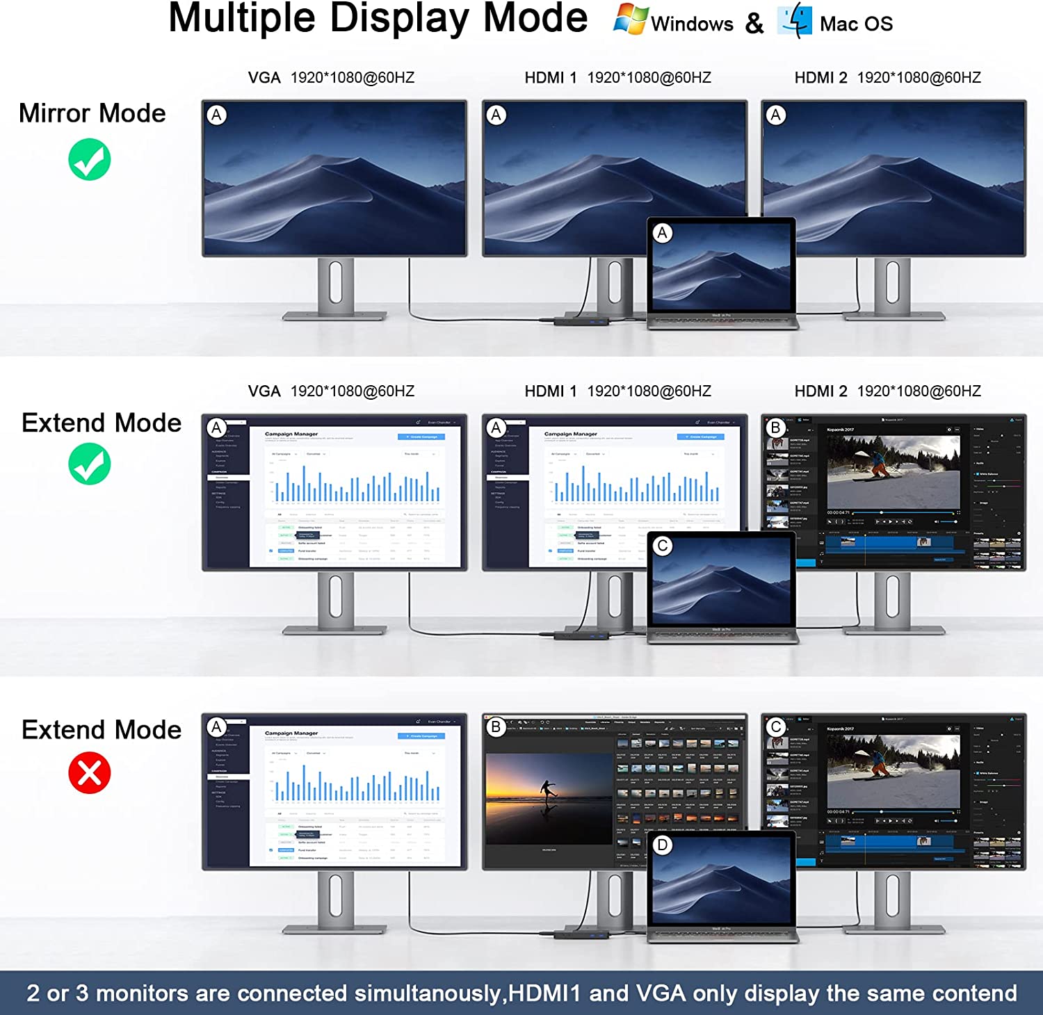 Teolant 11-in-1 USB Docking Station - QGeeM