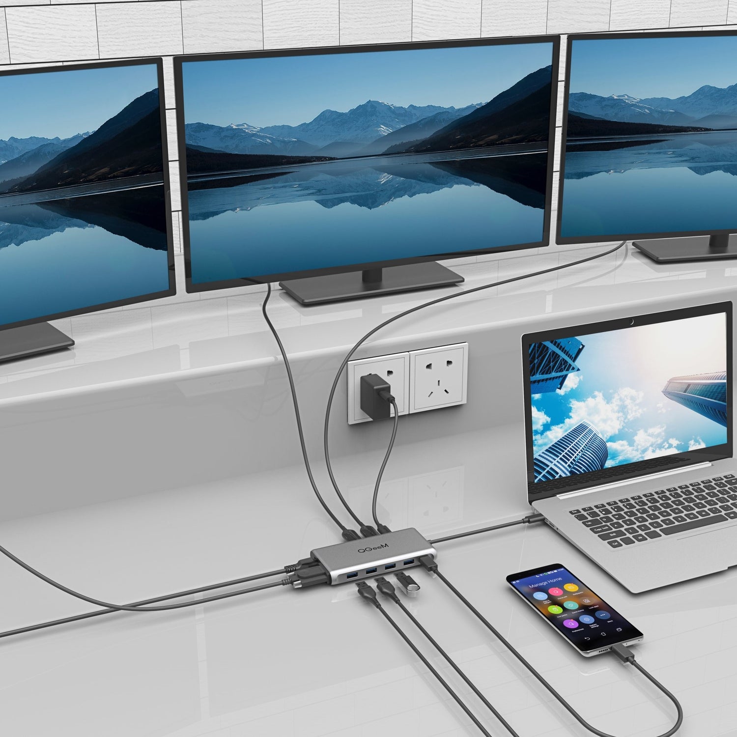 The All-in-One Docking Station - QGeeM