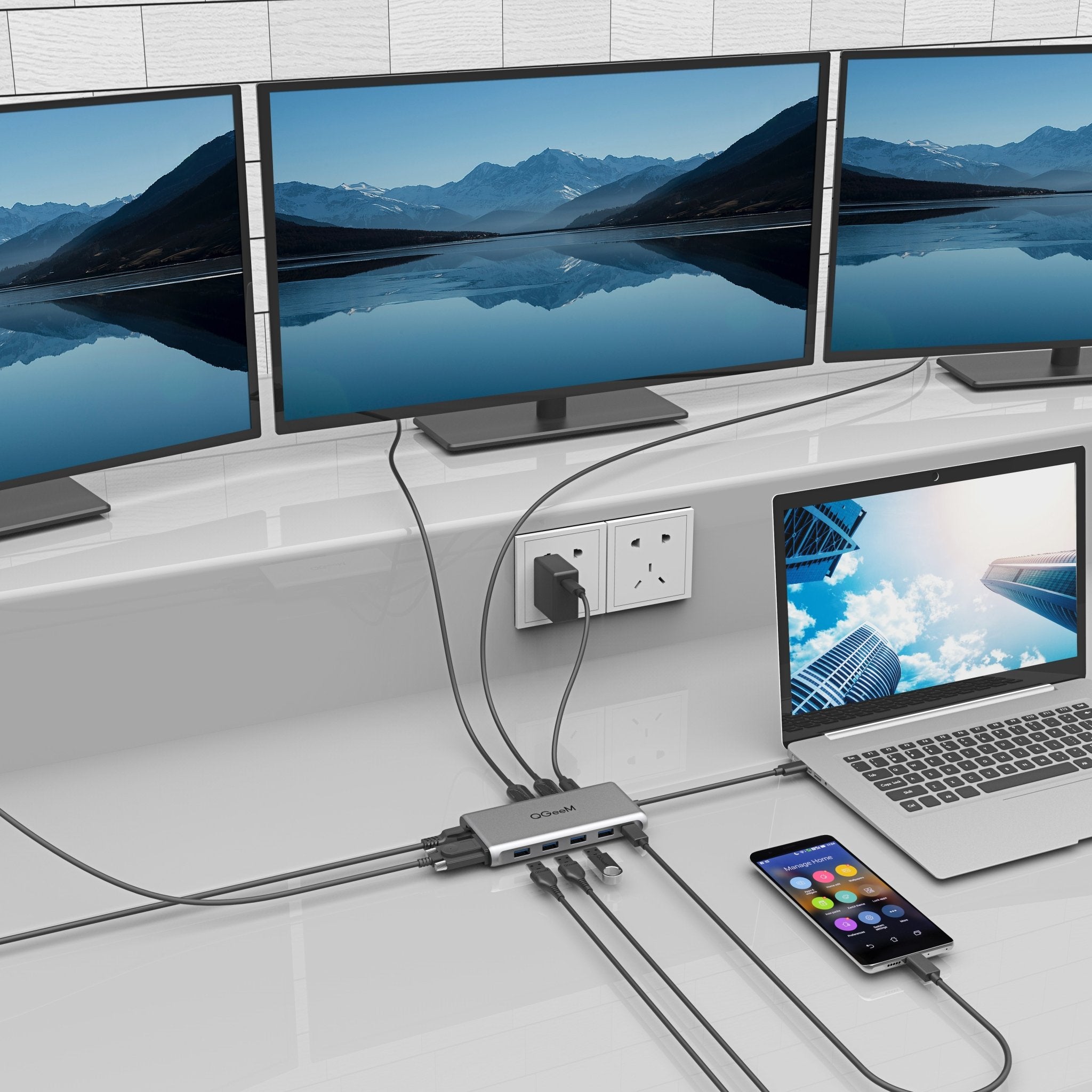 The All-in-One Docking Station - QGeeM