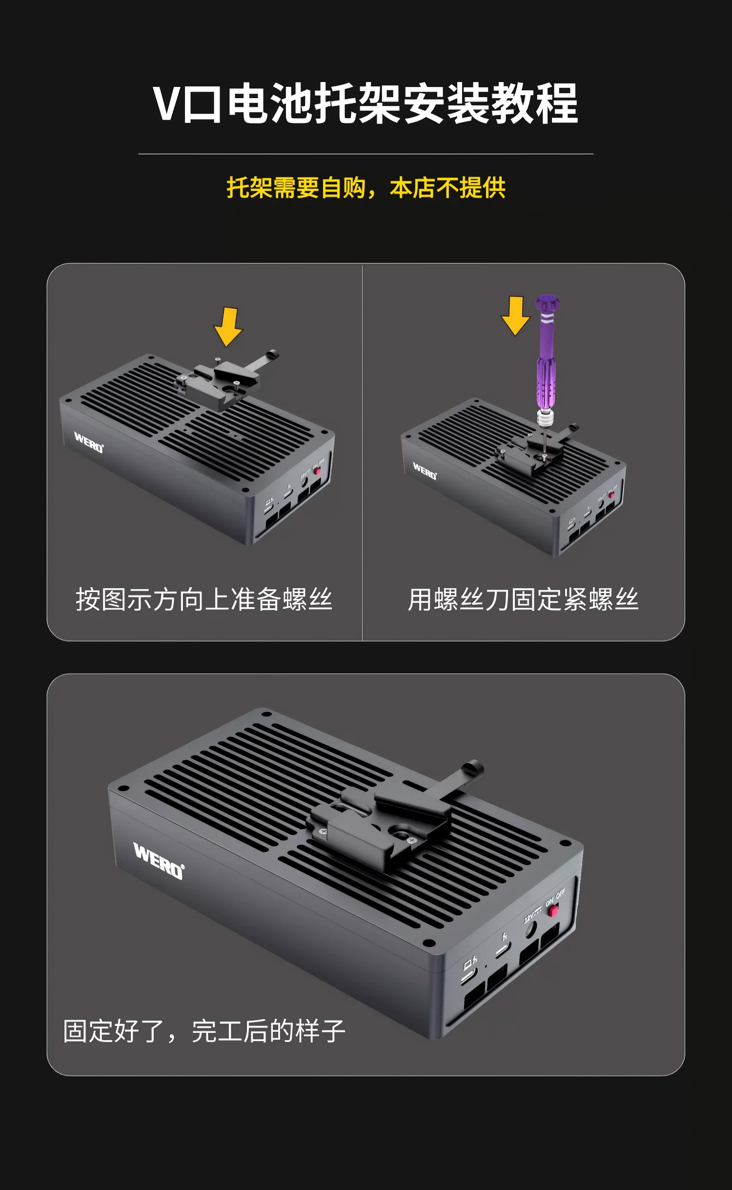 WERO Thunderbolt 5 hard drive box U2U3 enterprise grade 80Gbps solid-state dit hard drive box（1XU2-V80）