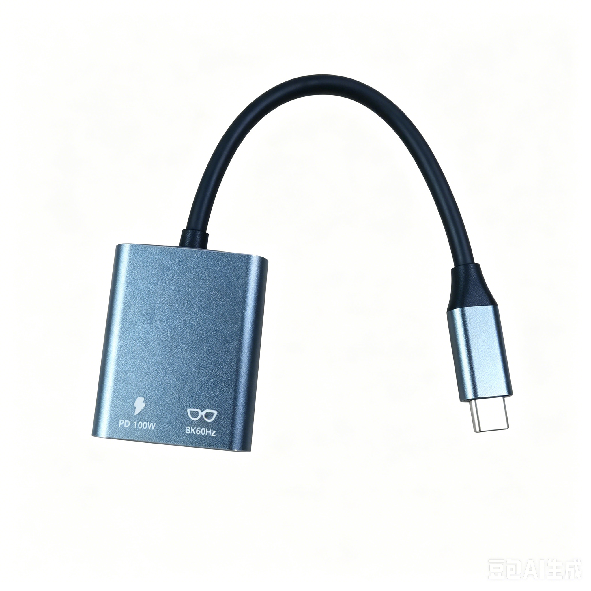Type-C to AR Glasses and Charging Adapter, Charge and Play, 8K@60Hz 100W PD Fast Charging Compatible with Steam Deck/Switch/ROG Ally/iPhone 17/16/15/Viture/Rokid/Xreal AR Glasses-UH02-27-A