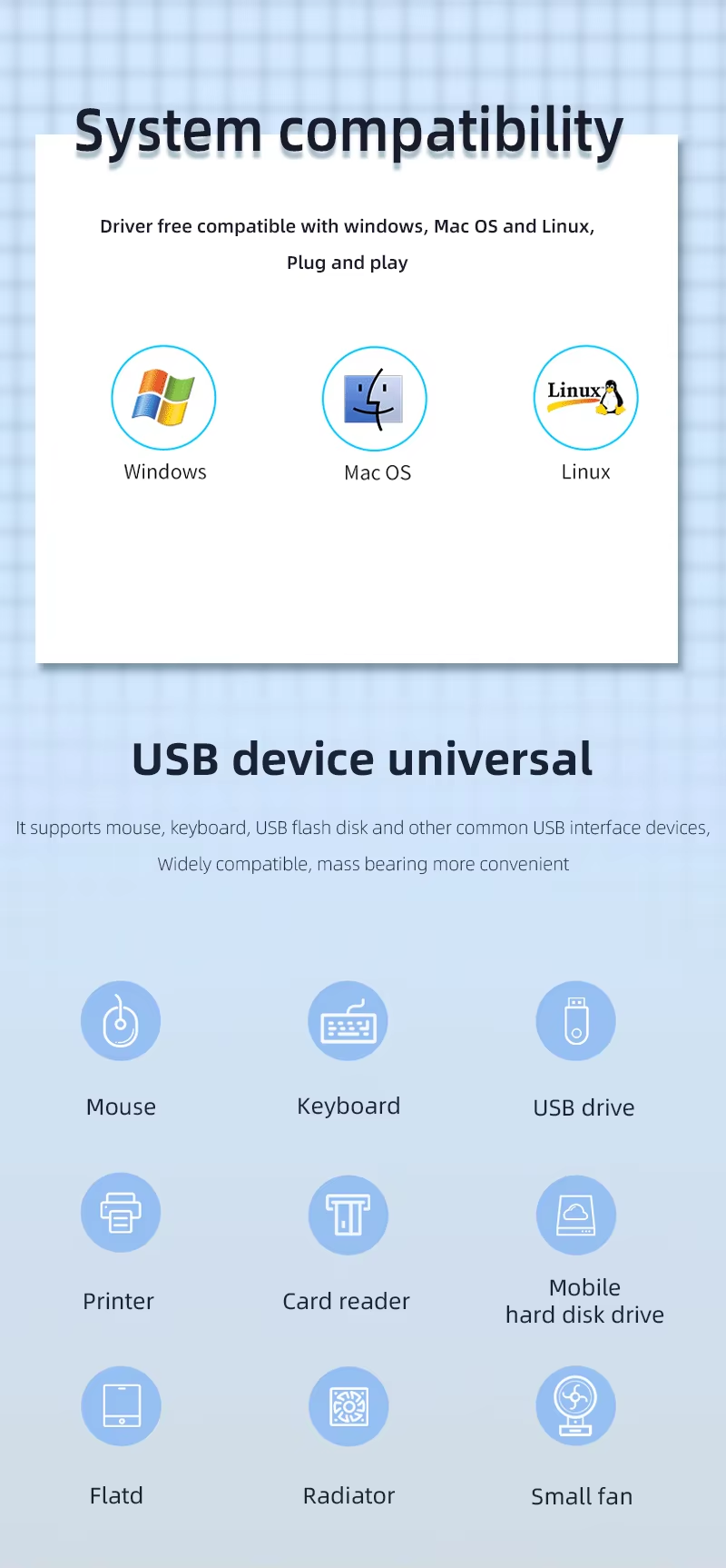 10 Port USB 3.0 Hub, 36W(12V 3A) Aluminum Alloy Multi Port Adapter with Individual Switches and LED Indicators, for Computers Laptops Keyboards Hard Drives-HU101/HU701