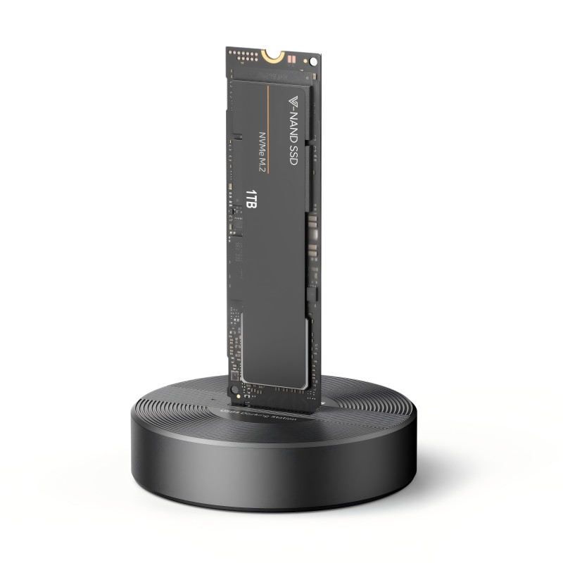 40Gbps USB4 M.2 NVMe SSD Enclosure – USB-C to M.2 Docking Station for 2230-22110, Aluminum Data Rescue Adapter for Windows/Linux/Mac OS/Android-SD04P