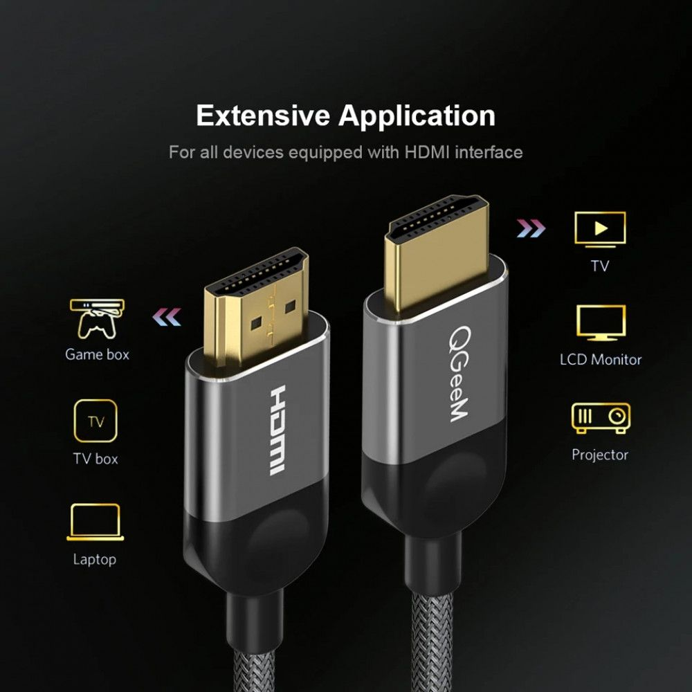 HDMI TO HDMI Cable - 4K High Speed HDMI Cable with Ethernet - 4K 30Hz Video - HDMI 1.4 Cable - Ultra HD HDMI Monitors, Projectors, TVs & Displays -AV14-A