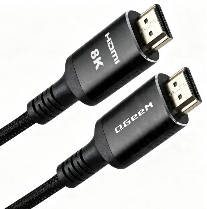 8K@60Hz HDMI 2.1 Cable , Braided, Side with anti-slip function 48Gbps Ultra High-Speed HDMI Cables Cord, 8K@60Hz, 4K@120Hz Compatible for TV/PS-5/X-box/Projector/Sound System & More---AV17-D