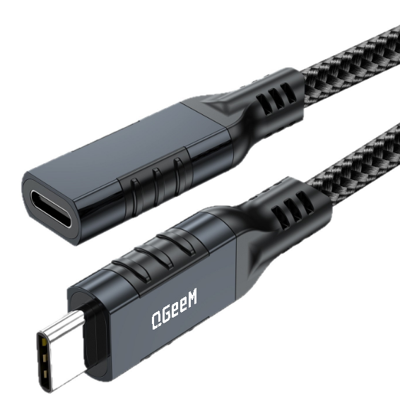USB-C Extension Cable, 20Gbps USB Type C Male to Female Cable, PD240 Fast Charging,8K@60Hz Video Output for Tablets, USB Drives, Keyboards, Smartphones--CC0091-B