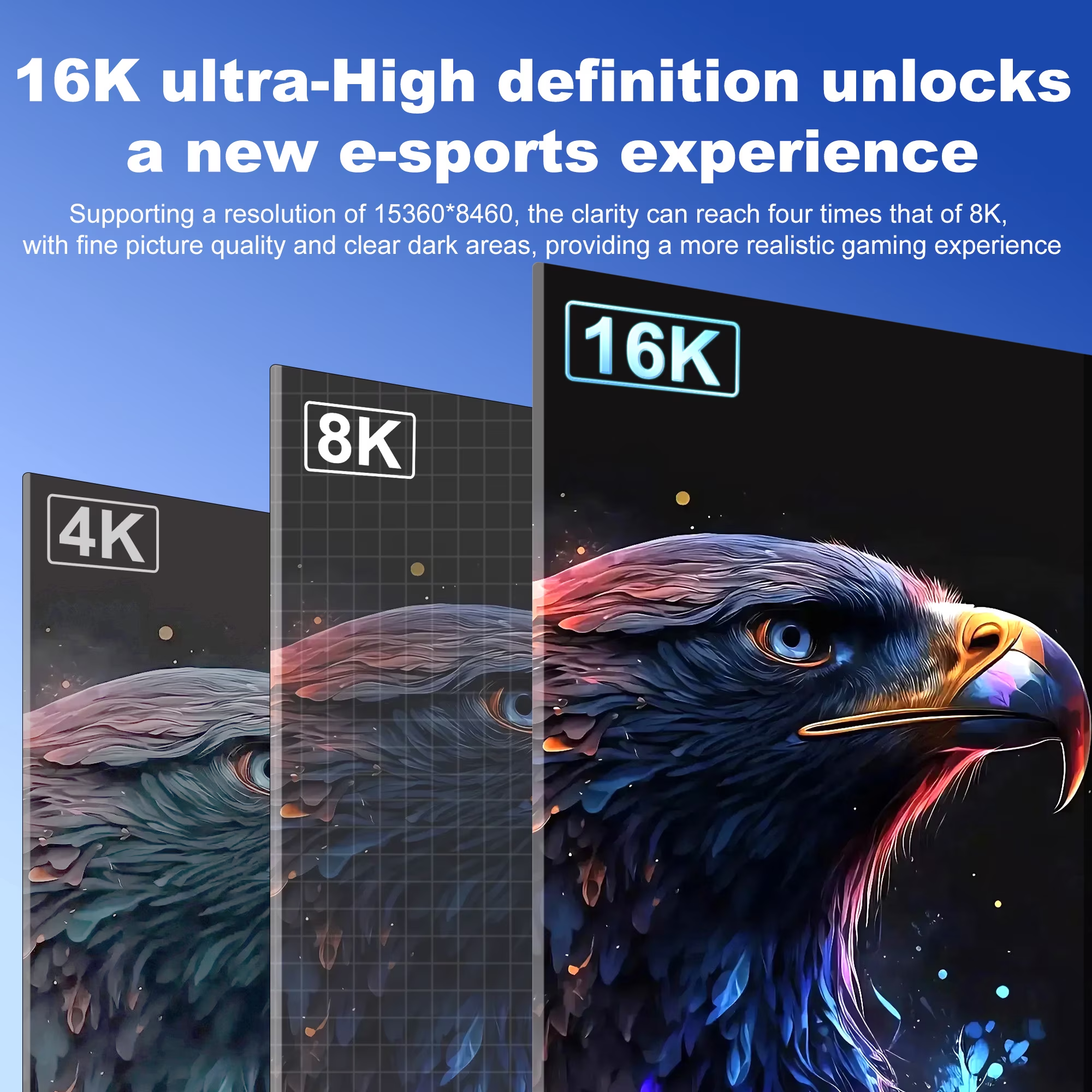 16K@60Hz HDMI 2.2 Cable, 96Gbps Ultra High Speed Braided HDMI Cord, 8K@60Hz, 8K@120Hz, 8K@240Hz, eARC, HDCP 2.2, HDR10+ Dolby Atmos for TV, Monitor, Projector, PS5, Xbox --AV97-A