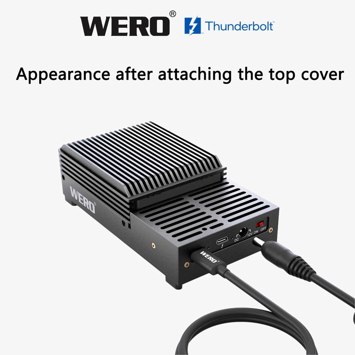 WERO Thunderbolt 3 Dual-Mode U.2/3 SSD DOCK Station(1XU2-V40)