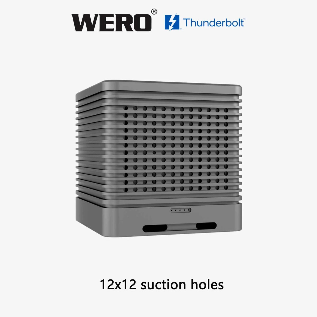 WERO Thunderbolt 5 4-Bay  U.2 Hard Drive Enclosure ，80Gbps Storage CUBE Series(4XU2-V80)