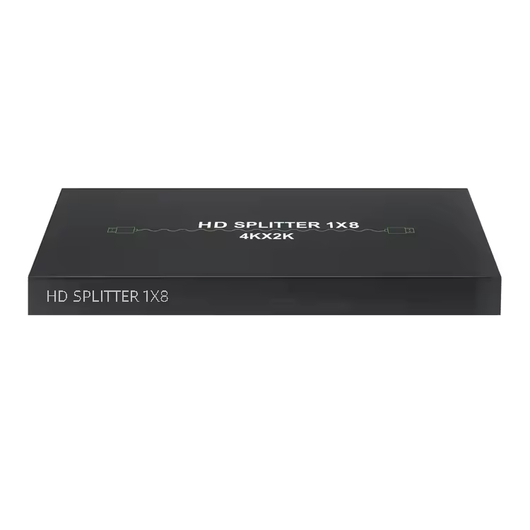 4K 1x2 HDMI Splitter1 in 2 Out, 2 Port Powered hdmi Splitters 4K@30Hz Dual Monitors Duplicate/Mirror (Not Extend) for PS4 /HDTV/Projector-HDXH2