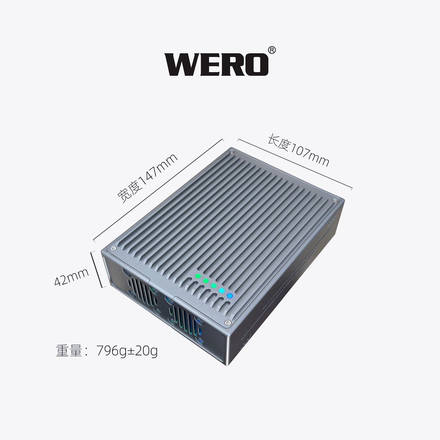 WERO Thunderbolt 3 4-Bay M.2 SSD Enclosure
