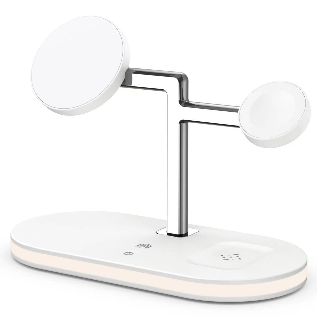 UD Charging Station,Mag-Safe Charger Stand Fast Charging,3 in 1 Charging Fast Station for Apple Devices,Wireless Charger for iPhone 16/15/14/13/12 Series,Apple Watch Series 1-9/Ultra,AirPods Pro