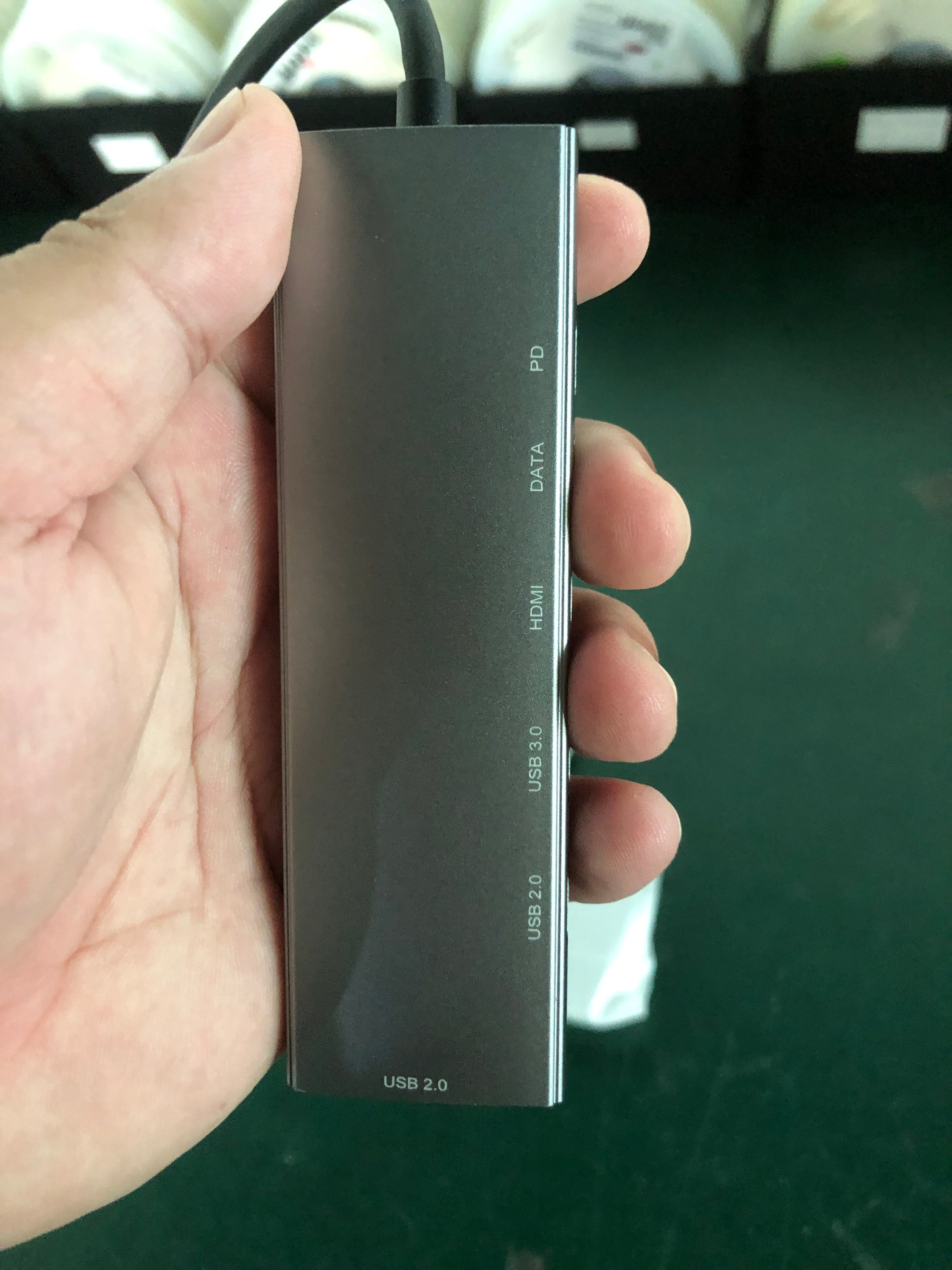 USB C Hub 6-in-1 with 4K@30Hz HDMI, USB-C 2.0,USB3.0&2.0 Ports, 100W PD – Dual USB C Dongle for Mac Laptops, Tablets, Windows Laptops, and More USB-C Devices