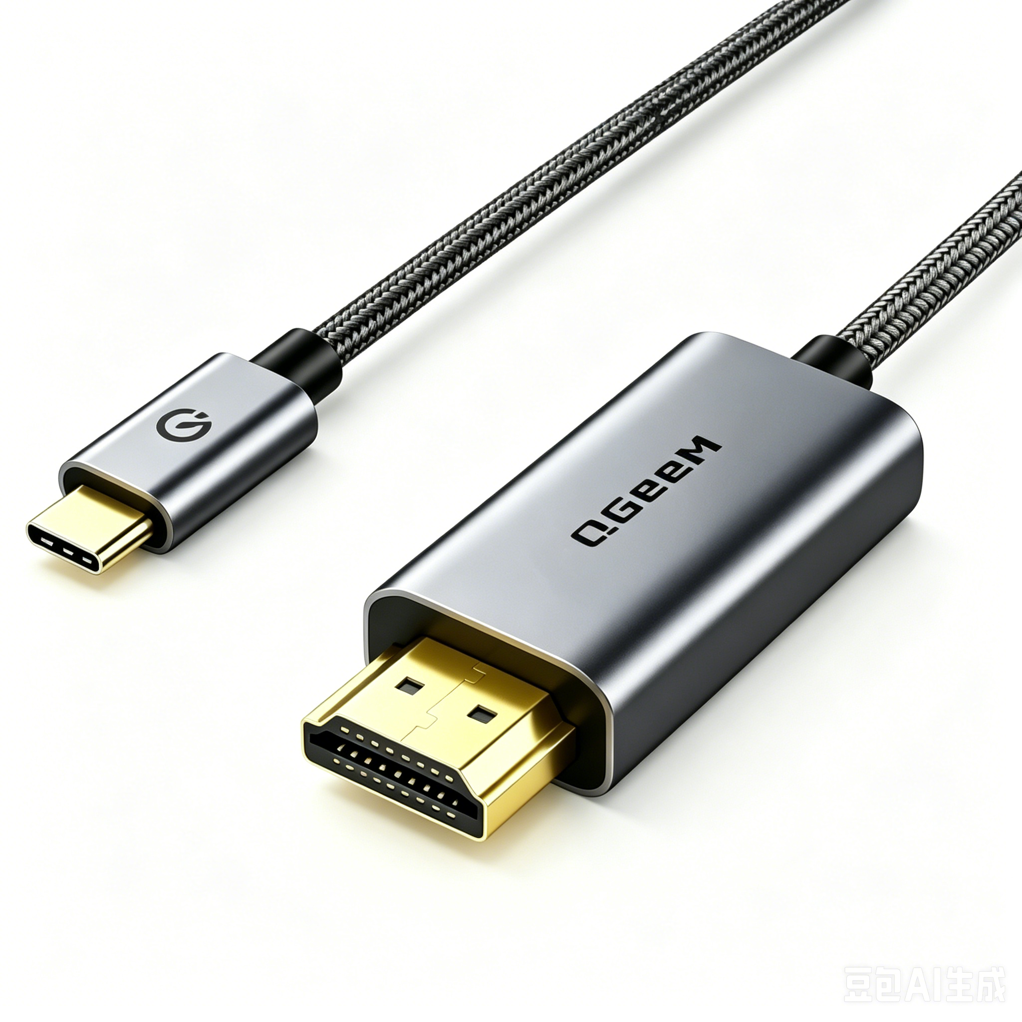 QGeeM USB C to HDMI Cable 8K@60Hz 4K@240Hz Thunderbolt 4/3 Type C to HDMI 2.1 Cable 48Gbps HDR HDCP2.3 Compatible for MacBook Pro Air iPad, Mac mini, iPhone 17 ProMax, Galaxy S26, Pixel 9, XPS-UA11-D