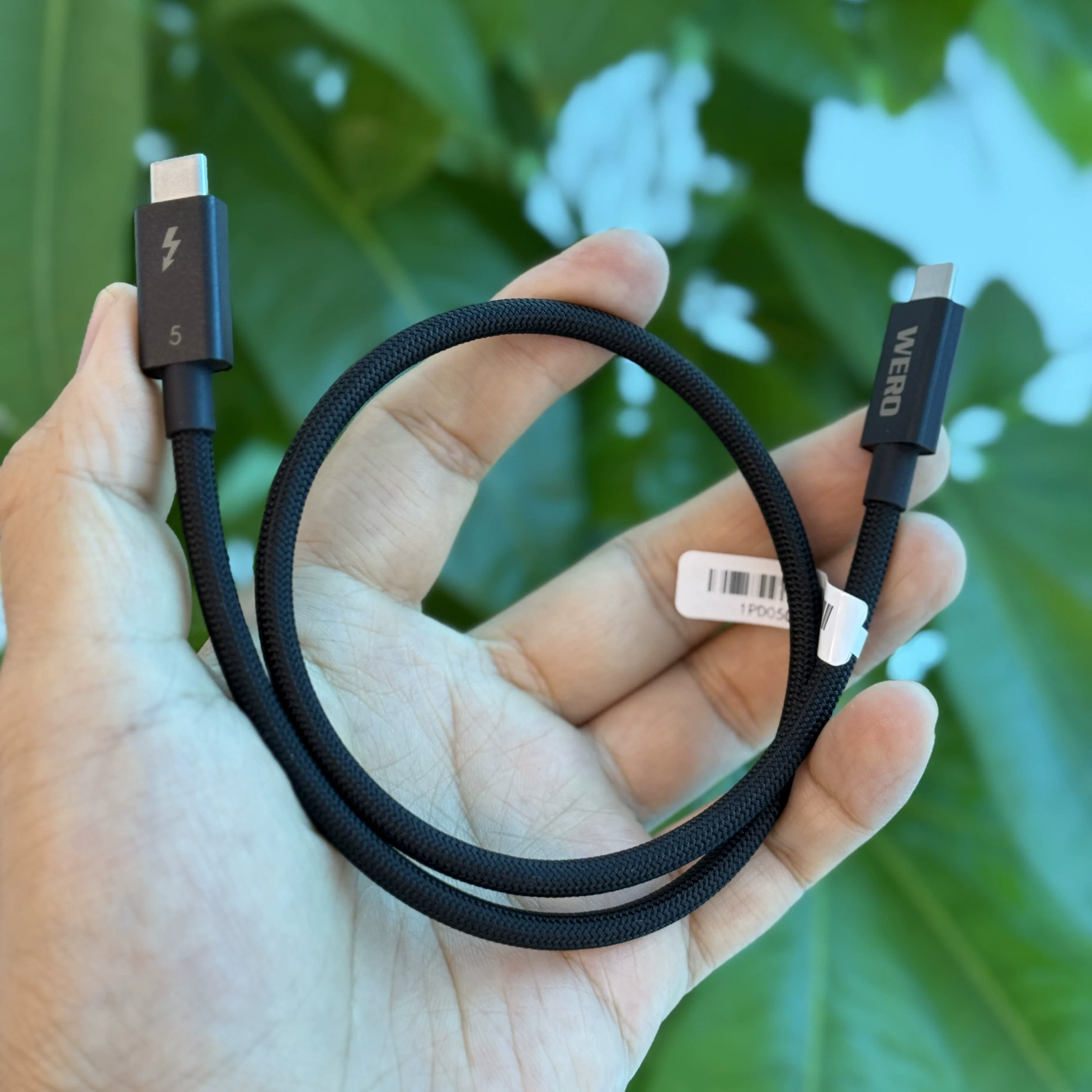 WERO Thunderbolt 5 Passive Data Line PD 240W 120Gbps Compatible with Thunderbolt 3/4