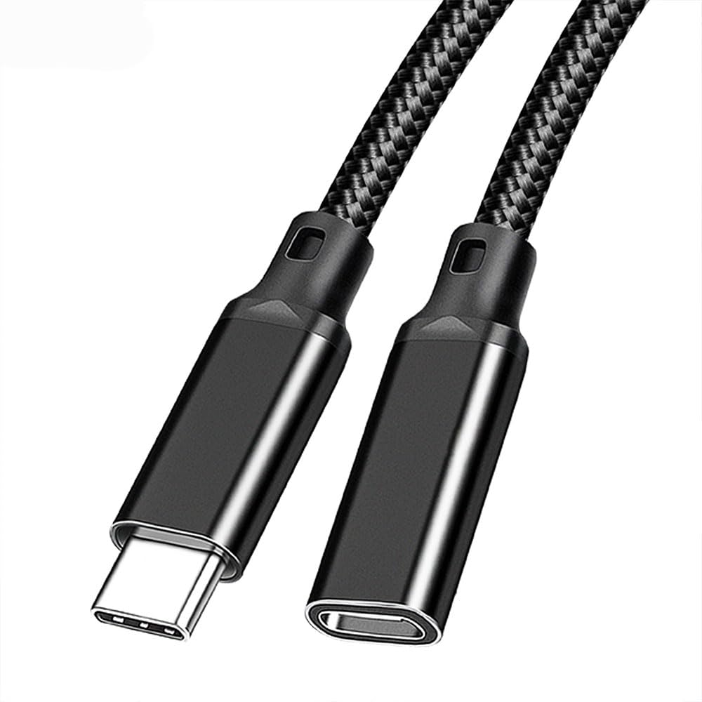 USB-C Extension Cable, 20Gbps USB Type C Male to Female Cable, PD240 Fast Charging,8K@60Hz Video Output for Tablets, USB Drives, Keyboards, Smartphones--CC0091-B