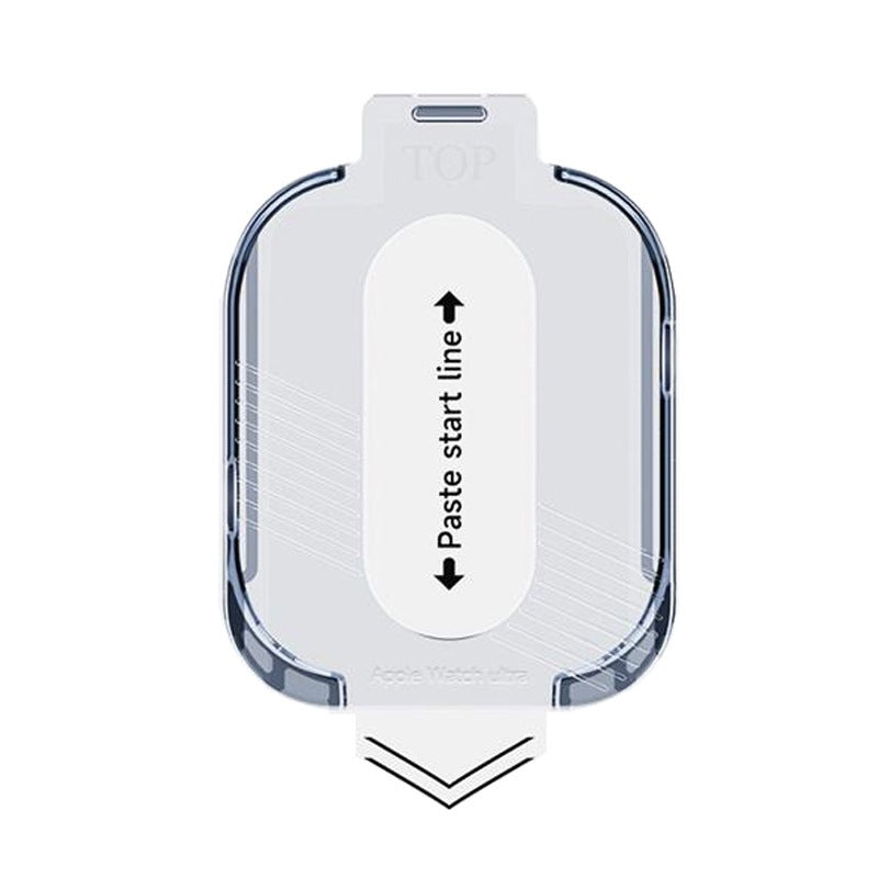 Applicable for Apple Watch Ultra2 steel protective film with positioning feature. 49mm dust-proof second sticker film, high definition.