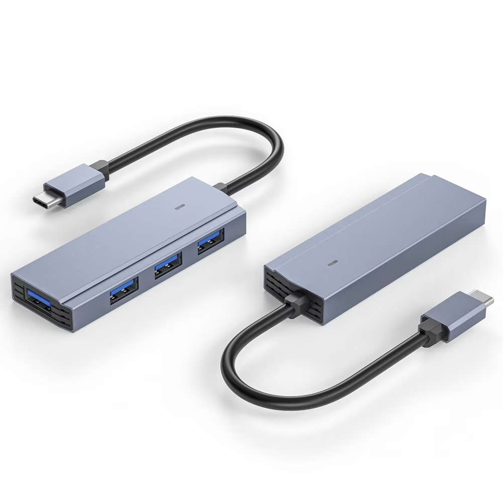 USB C Hub 4 in 1 with 4 Port USB 3.0 5Gbps High-Speed  Adapter Compatible with Windows 10/8/8.1/7 / Vista / XP and Mac OS X, Linux and Chrome OS.