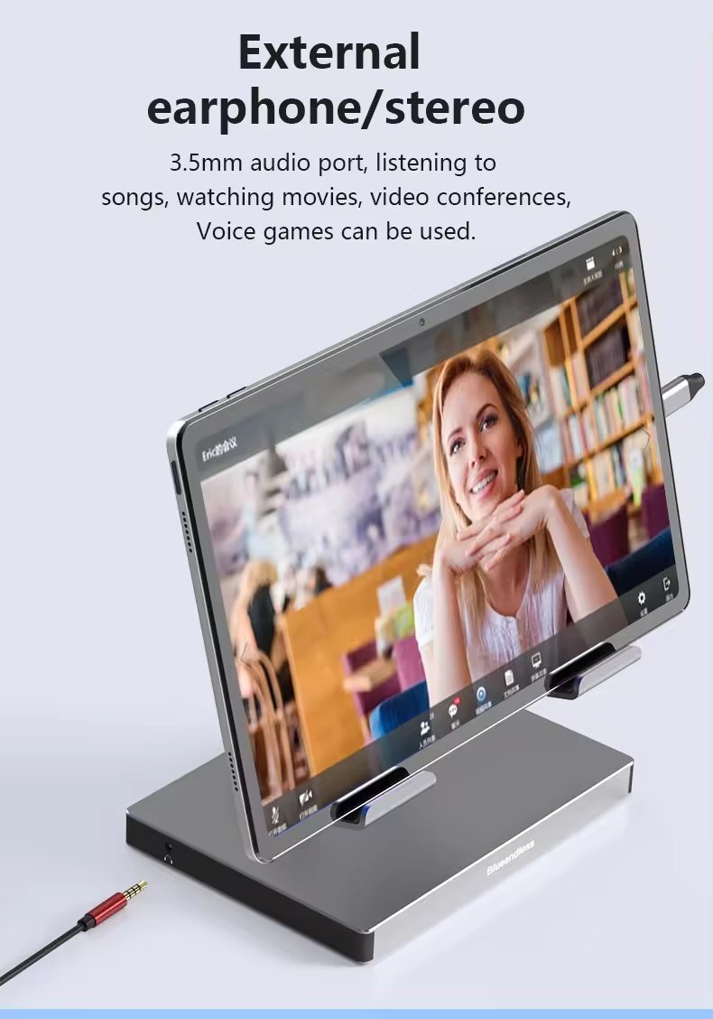 9 in 1 Type - c Hub USB Docking Station Laptop Stand Multiport 3.0 TF Card Slot 4k60hz HDMI - QGeeM