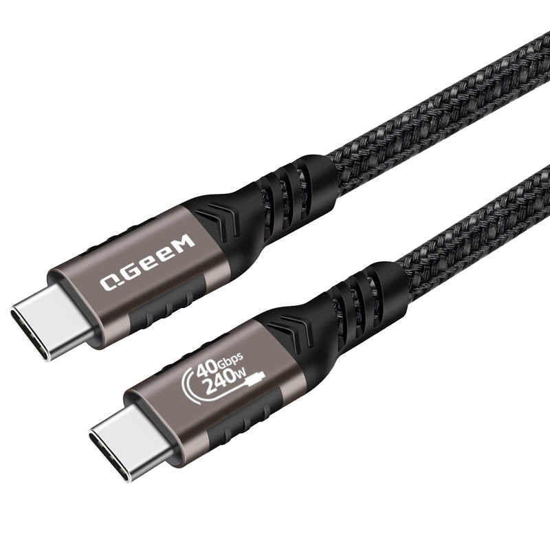 QGeeM USB4 Cable,8K Display 240W Charging with 40 Gbps