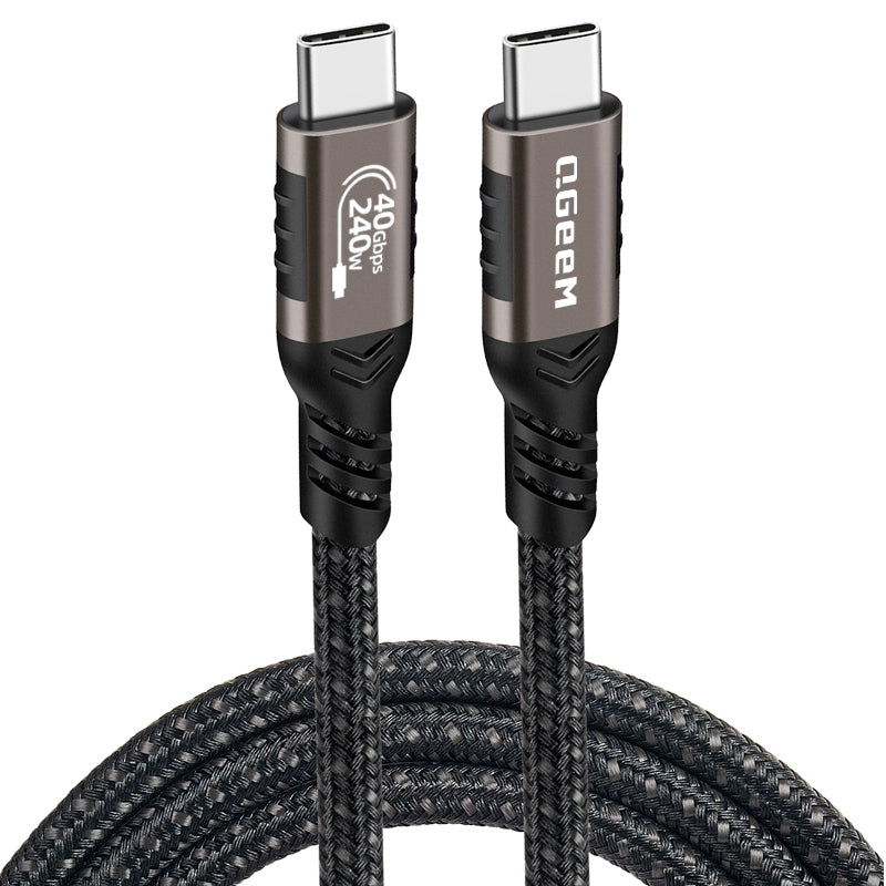 QGeeM USB4 Cable,8K Display 240W Charging with 40 Gbps