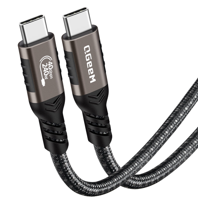 USB 4 Cable with Supports 8K HD Display,40 Gbps Data Transfer, 240W Charging USB C to USB C Cable