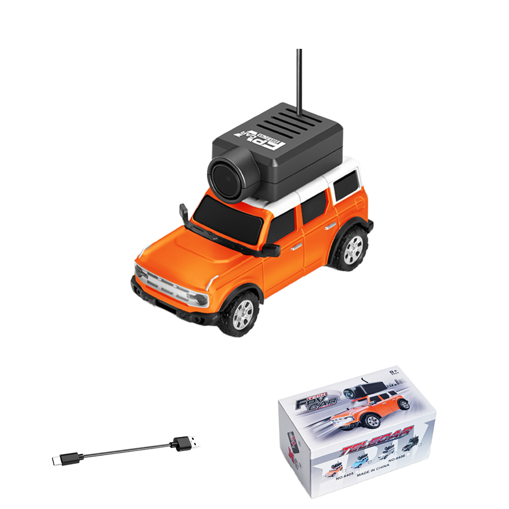 Mini Rc Car with Camera 1:64 Scale Remote Control With FPV,Rechargeable Wireless Toy, APP Operable 6405 6406