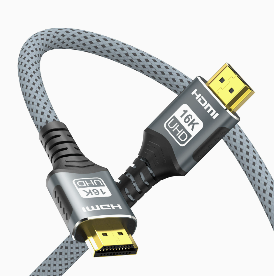 16K@60Hz HDMI 2.2 Cable, 96Gbps Ultra High Speed Braided HDMI Cord, 8K@60Hz, 8K@120Hz, 8K@240Hz, eARC, HDCP 2.2, HDR10+ Dolby Atmos for TV, Monitor, Projector, PS5, Xbox --AV97-A