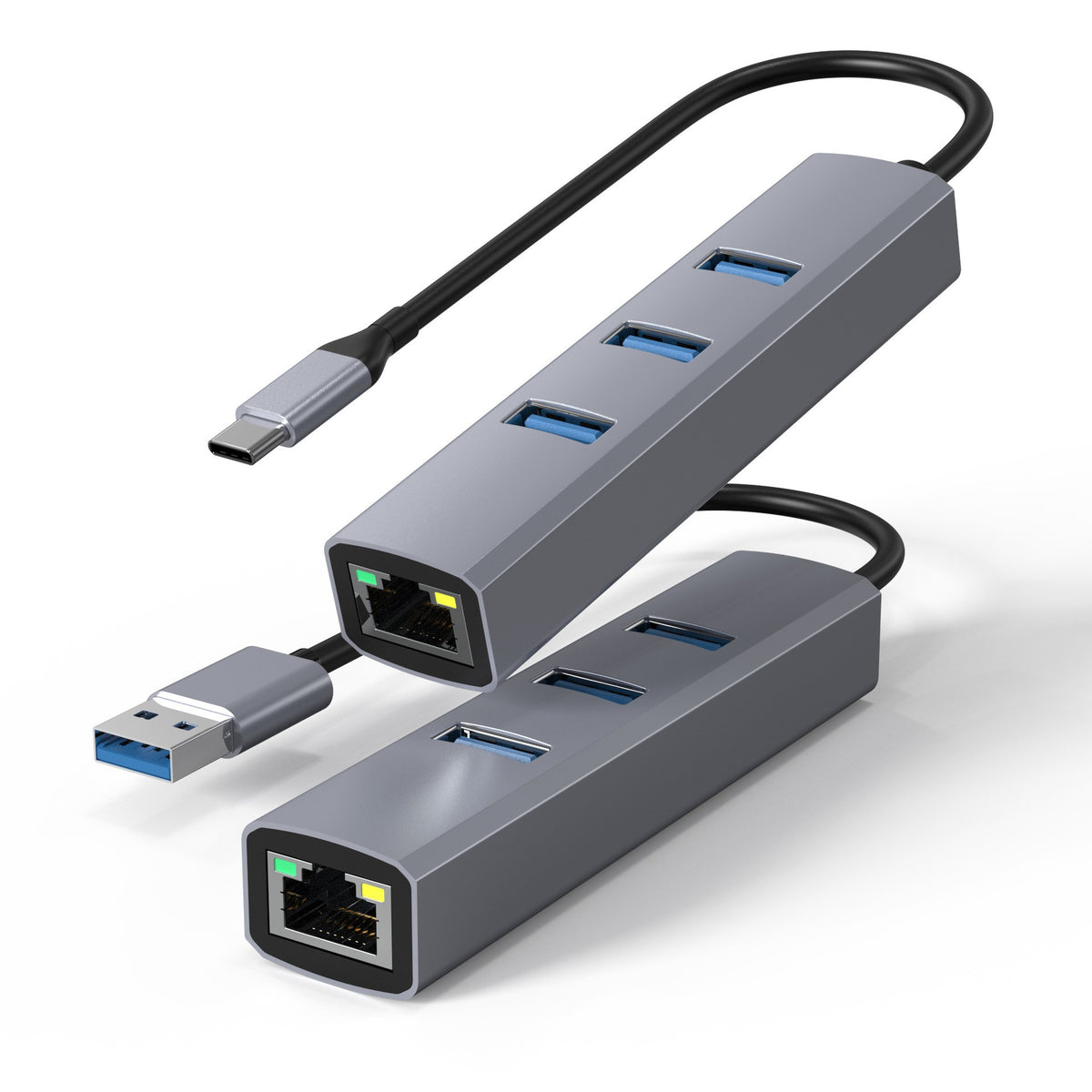 USB 3.0 to Ethernet Adapter,3*USB 3.0 Hub with RJ45 10/100/1000 Gigabit Ethernet Adapter Support Windows 10,8.1,Mac OS, Surface Pro,Linux,Chromebook and More
