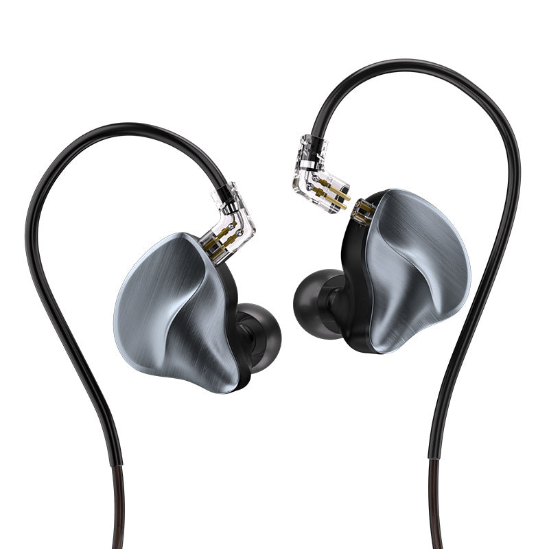 Pro Dual-Driver (1DD+1BA) Wired IEM Earphones – HiFi Audio, 26dB Noise Isolation, Detachable 2-Pin Cable, Ergonomic Fit, Compatible with PC/PS5/Laptops/Tablets/Music Players