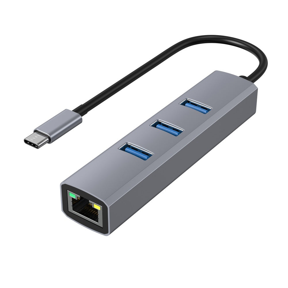 USB 3.0 to Ethernet Adapter,3*USB 3.0 Hub with RJ45 10/100/1000 Gigabit Ethernet Adapter Support Windows 10,8.1,Mac OS, Surface Pro,Linux,Chromebook and More