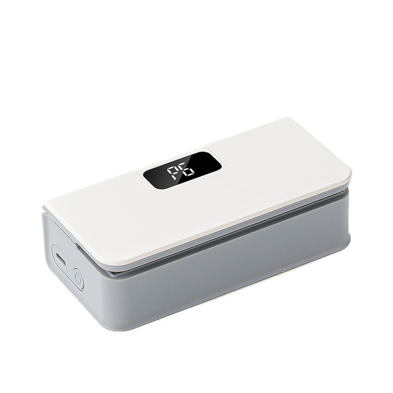 Mini Bag Sealer Magnetic Fridge, 6/8Speed Adjustmen，Selladora De Bolsas Plasticas, Portable Mini Heat Sealer with LED Display, Adjustable Bag Sealer Built-In Cutter and Magnetic Back, Rechargeable Sealer Machine，white