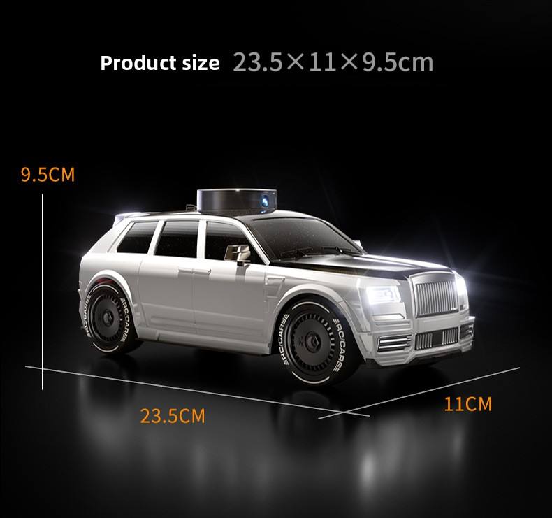 RC Drift Car with HD Camera, 4WD Remote Control Racing Car with 4.3 Inch Screen Controller, 270° Rotating Elevating Camera, LED Lights, Drift & Off Road Vehicle for Outdoor & Indoor
