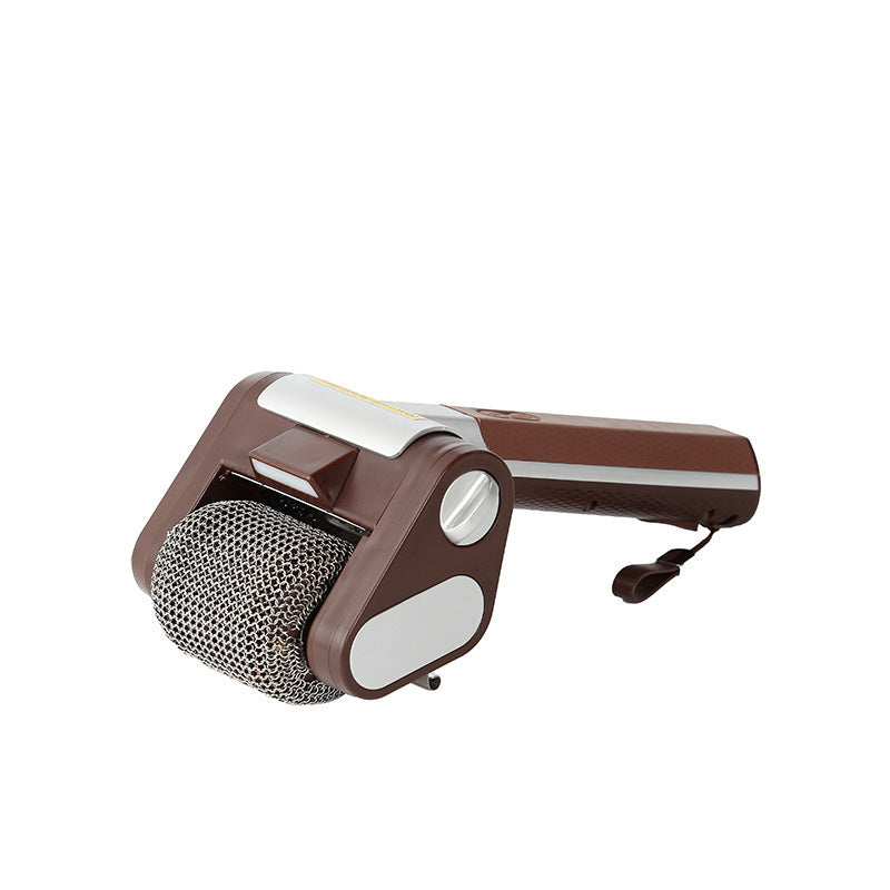 Rechargeable LED Light Roller Grill Brush 304 Food Grade Stainless Steel No Bristles BBQ Accessories