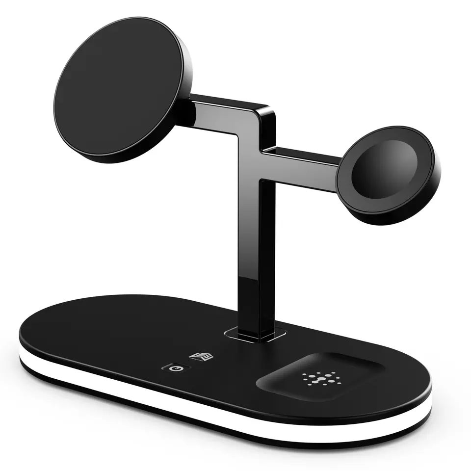 UD Charging Station,Mag-Safe Charger Stand Fast Charging,3 in 1 Charging Fast Station for Apple Devices,Wireless Charger for iPhone 16/15/14/13/12 Series,Apple Watch Series 1-9/Ultra,AirPods Pro