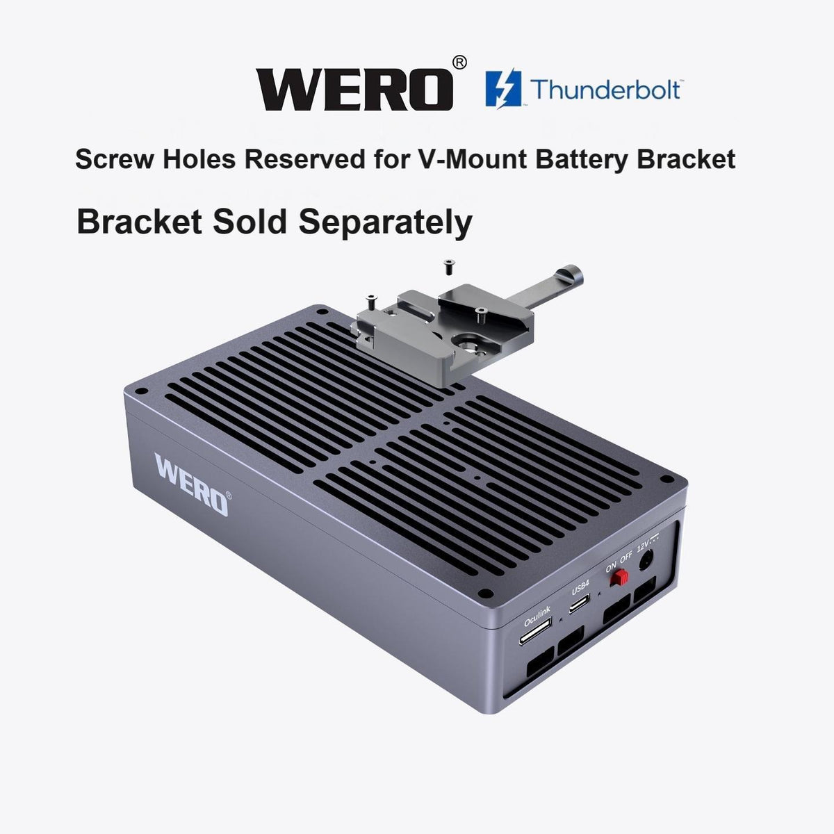WERO USB4+OCULINK U2/U3 Hard Disk Box Enterprise SSD Solid State Box V-Port Battery Thunderbolt 3/4/5(1XU2-V40-OCULINK)