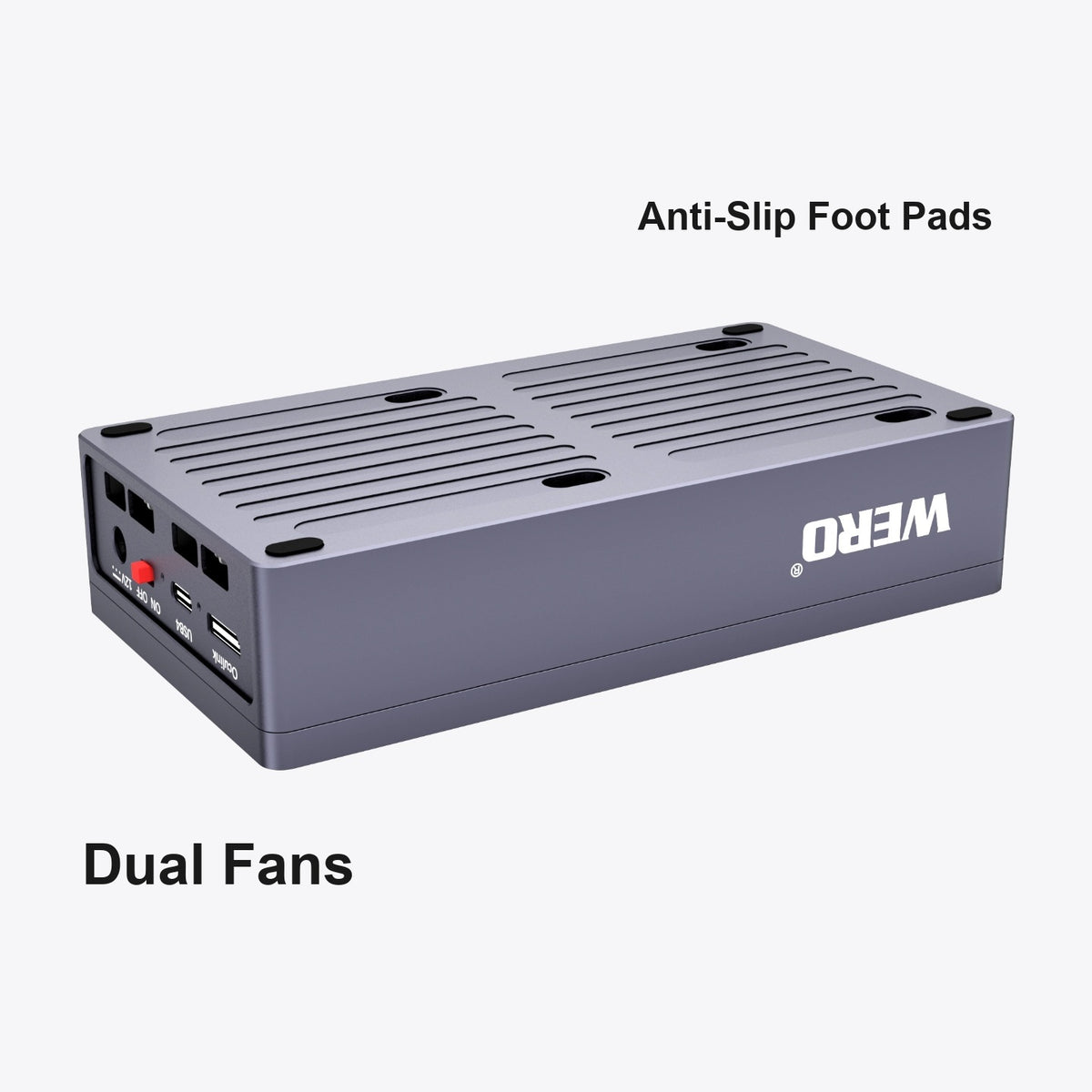 WERO USB4+OCULINK U2/U3 Hard Disk Box Enterprise SSD Solid State Box V-Port Battery Thunderbolt 3/4/5(1XU2-V40-OCULINK)