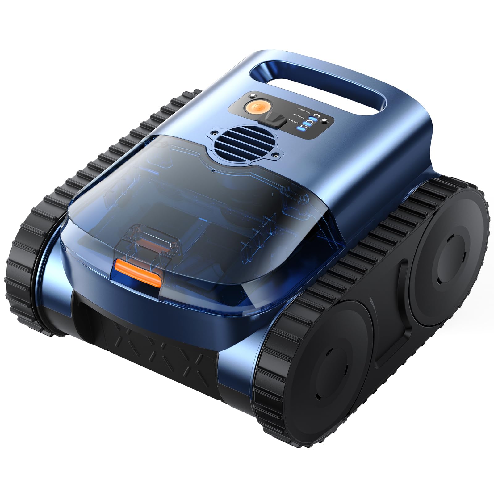 Robotic Pool Cleaner,Cordless Pool Vacuum for Inground Pools,Automatic Pool Cleaner Robot for Pool Floors,Drain Cleaning,Walls,Waterline,2150 Sq.ft,180min Runtime,3H Fast Charging Robot for Spa Pool-B0GKQB5J6C