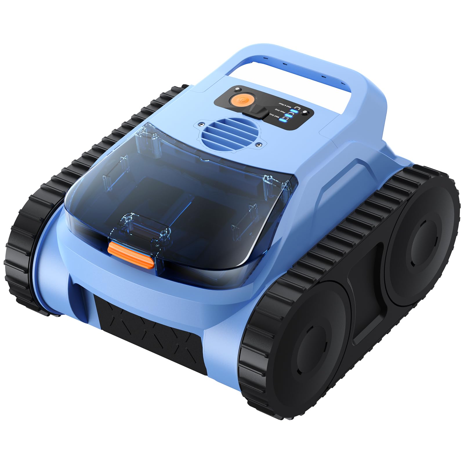 Cordless Robotic Pool Cleaner,Automatic Robotic Pool Vacuum for Inground Pools,Spa Pool Robot Cleaning up to 2150 Sq.ft for Floor,Wall Climbing,Waterline,4800GPH Suction,180min Battery Life-B0GKPZNG11