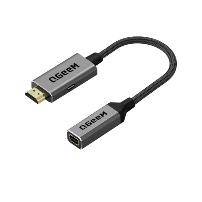 QGeeM HDMI Male to Mini displayport Female Adapter - QGeeM