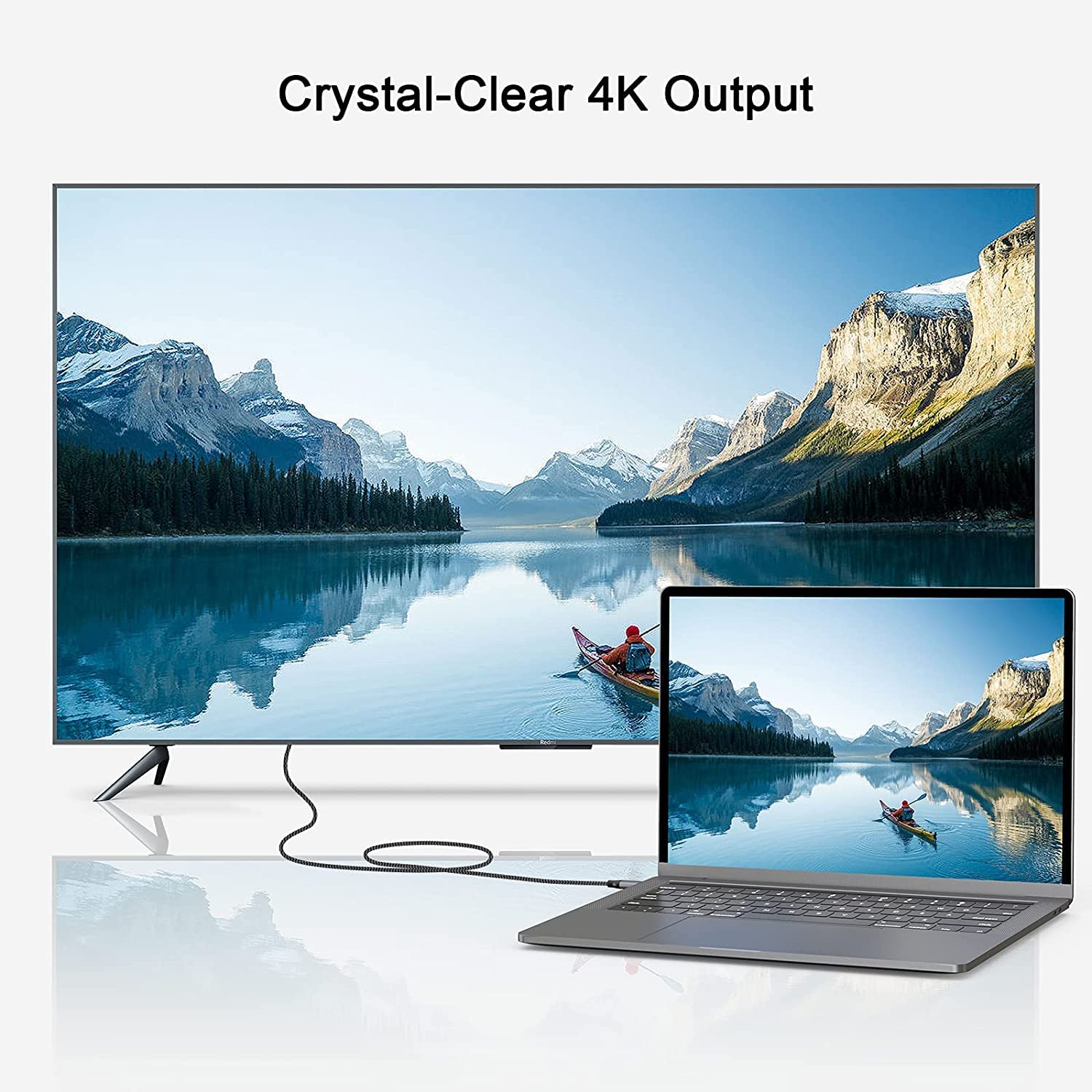 QGeeM USB-C to DisplayPort 4K60HZ Cable - QGeeM