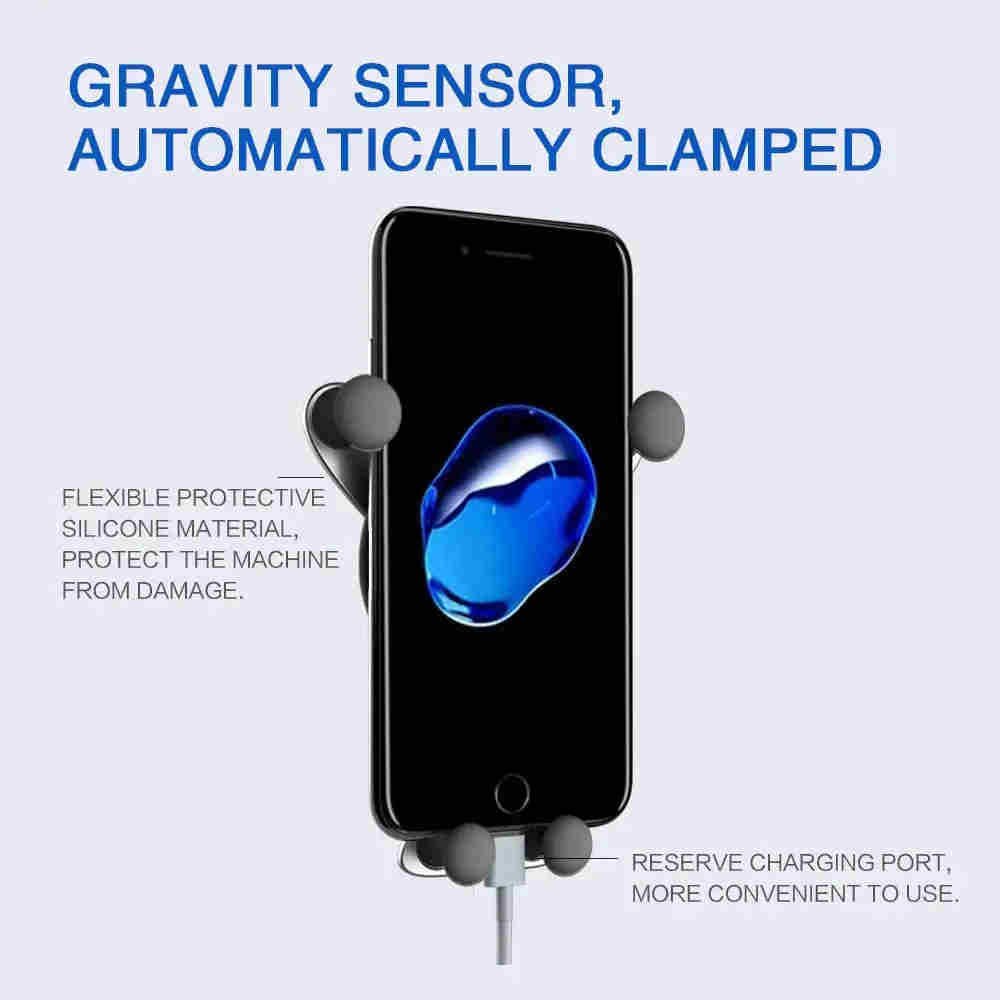 Sucker Car Phone Holder REDSHINE Universal Vertical Horizontal Car Phone Windshield Compatible for Mobile Smartphone in 4 - 6 Inch - QGeeM