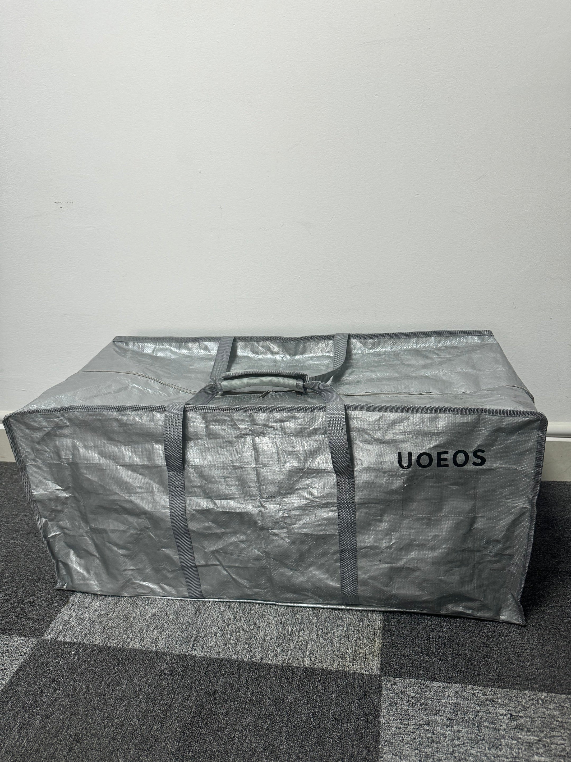 UOEOS 6 Pack Extra Large Moving Bags Heavy Duty with waterproof Zipper Handle pad，Sturdy & Durable Storage Bags for Clothes Moving Supplies，College Essentials - QGeeM