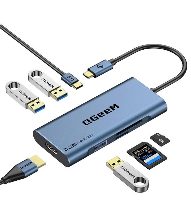 QGeeM 7-in-1 USB-C Hub - QGeeM